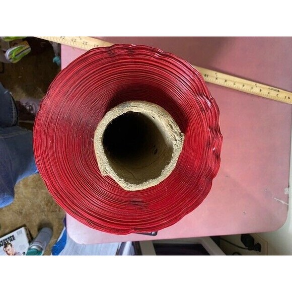 Large Spool Red Satin Decorative Craft Ribbon 3/4" Wide 13 1/2" x 7.5" 12.14 lbs - Picture 5 of 9